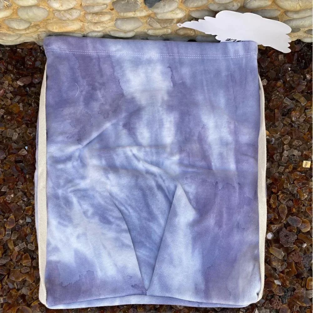NWT UNRELEASED BOYS LIE SLUSHIE DRAWSTRING PURPLE/LILAC TIE DIE BACK BAG
